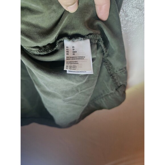 American Eagle Cargo Utility Vest Open Front Military Womens XS - Picture 6 of 8